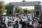 راهپیمایی و گردهمایی «بانوان فاطمی» در شیراز