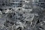 Destruição de mesquitas em Gaza em bombardeios sionistas