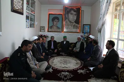 دیدار رئیس سازمان دارالقرآن با خانواده شهید حسینی/عکاس: زهرا بهرامی