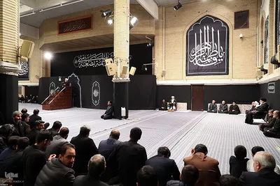 مراسم عزاداری شب شهادت حضرت ‌زهرا سلام‌الله‌علیها در حسینیه امام خمینی(ره)