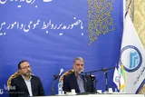 نشست خبری مدیرعامل آبفا استان یزد با همراهی مدیر روابط عمومی آبفا کشور