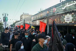 آیین پیاده‌روی جاماندگان اربعین حسینی در تهران(۲)
