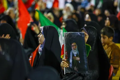 تجمع چهلم تدفین «آقای شهید ایران» در تبریز