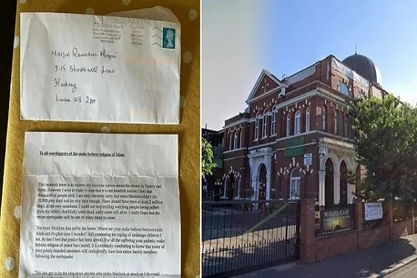 London Mosques Receive Islamophobic Letters Following Turkey-Syria Quake