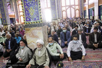 مراسم بزرگداشت مرحوم دعایی و جانباختگان حادثه قطار مشهد به یزد در مسجد حظیره یزد‎‎