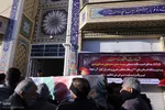 وداع اهالی مسجد الزهراء(س) شیراز با طلبه شهید امنیت