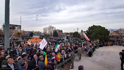 
مراسم راهپیمایی ۲۲ بهمن در کاشان
