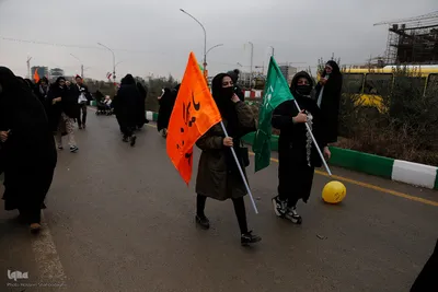 مسیر پیاده روی منتهی به مسجد جمکران