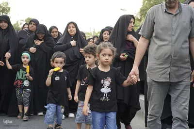 مراسم پیاده‌روی جاماندگان اربعین در شهرستان ملایر