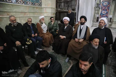 تشییع آیت الله شیخ عبدالنبی نمازی در قم