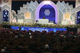 هفتمین شب مسابقات سراسری قرآن در بخش بانوان
