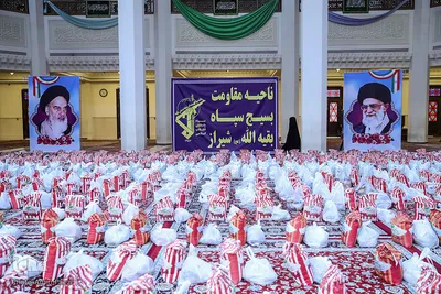 رزمایش کمک مومنانه در حرم مطهر شاهچراغ (ع)