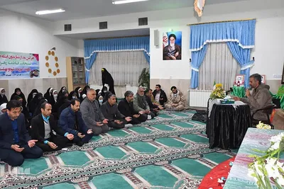 وداع با شهید گمنام در مجتمع فرهنگی تربیتی امداد بیرجند
