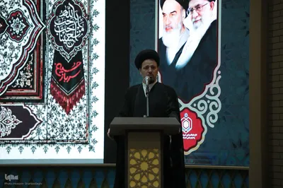 آئین بدرقه خادمان موکب امامزادگان قم مستقر در شهر مقدس سامرا