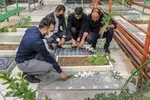 ادای احترام خبرنگاران شیراز به مقام شامخ شهدا