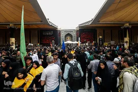 حرم حضرت علی(ع) میعادگاه راهپیمایان اربعین حسینی