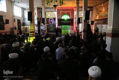 مراسم چهلمین روز شهادت جهادگر انقلابی و خادم قرآنی حجت‌الاسلام سید مهدی تقوی
