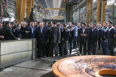 بازدید رئیس مجلس شورای اسلامی از شرکت هپکو