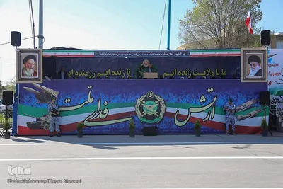 مراسم رژه روز ارتش در همدان‎‎