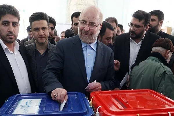 قالیباف رأی خود را به صندوق انداخت