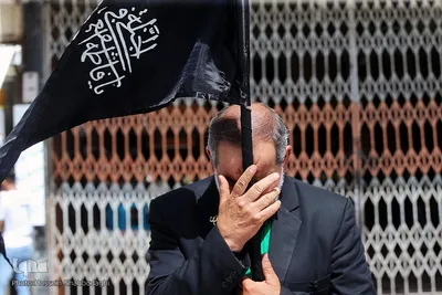 دسته‌ عزاداری خادمان حرم حضرت معصومه(س) در سوگ جوادالائمه(ع)