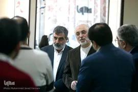 بازدید علی‌اکبر صالحی، معاون رئیس‌جمهور و رئیس سازمان انرژی اتمی کشور از ایکنا