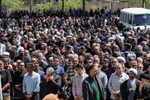 مراسم تشییع شهیدان «مهدی زیبا» و «اسماعیل نادی»