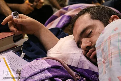 مراسم اعتکاف دانشجویی در دانشگاه تهران