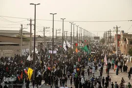 «مشایه الحسین(ع)» اهواز راهی کربلا شد