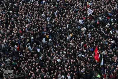تشییع پیکر شهید قاسم سلیمانی در مشهد