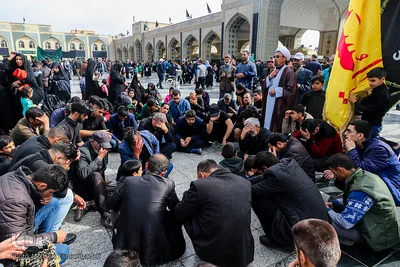 عزاداری ۲۸ صفر در حرم مطهر رضوی