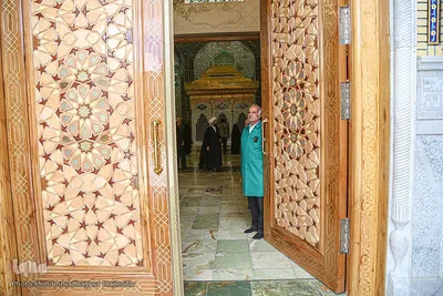 آیین بازگشایی ضریح حرم حضرت زینب خواهر امام رضا (ع)