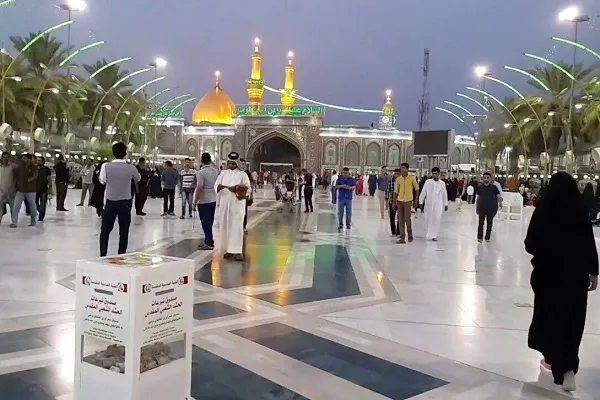 تکریم از کادر درمان ایام کرونا در حرم امام حسین(ع)