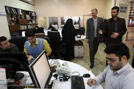 بازدید عضو هیئت رئیسه کمیسیون تلفیق بودجه از ایکنا 