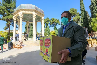 رزمایش کمک مومنانه در جوار حافظیه شیراز