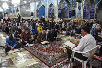 مراسم قرائت دعای پرفیض عرفه