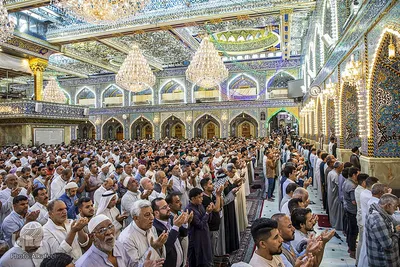 نماز عید سعید قربان در حرم اباالفضل العباس (ع)