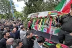 پیکر شهید «علی پیری جناقرد» در اردبیل تشییع شد + عکس
