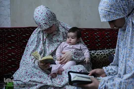 مراسم اعتکاف بانوان در مسجد باغستانی
