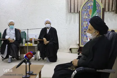 دیدار معاون حقوقی و امور مجلس قوه قضائیه با حجت‌الاسلام عبادی