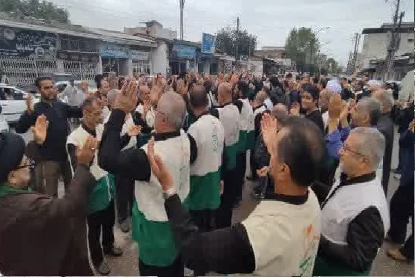 عزاداری خادمیاران رضوی در بابلسر