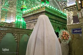 جشن عقد در حرم مطهر شاهچراغ (ع)
