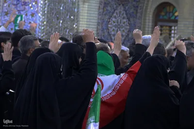 تشییع پیکر مطهر ۵ شهید جنگ تحمیلی آمریکایی صهیونیستی در شیراز