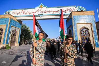 عزاداری سومین روز از شهادت سید و سالار شهیدان و یاران با وفایش در شیراز‎