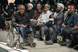 مجلس ترحیم مرحوم آیت الله ناصری در مسجد جامع اصفهان