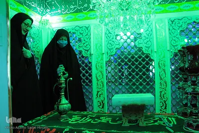 بازدید اصحاب رسانه از امامزاده سید نصرالله (ع) یزد‎