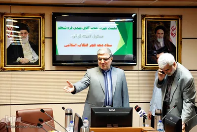 نشست خبری مهدی قره شیخلو مسئول کمیته قرآن ستاد دهه فجر انقلاب اسلامی