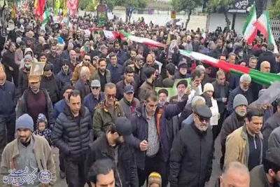 حضور پرشور مردم بابلسر در راه‌پیمایی روز جهانی قدس