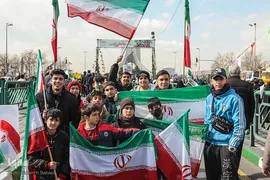 جشن پیروزی انقلاب اسلامی در میدان آزادی