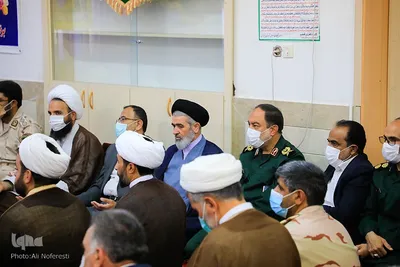 دیدار عیدانه مردم و مسئولان با نماینده ولی فقیه در خراسان‌جنوبی